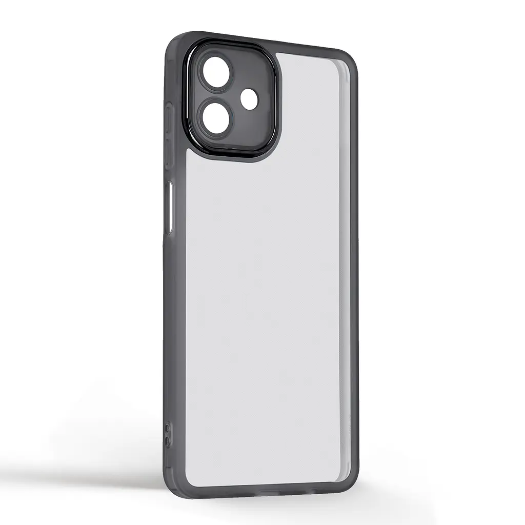 Защитный чехол для Samsung Galaxy A07 4G (A075), Shade, черный, TPU+PC, матовый, защита всего корпуса, панель-накладка, противоударный, с большими бортами, амортизирует удары при падениях, ArmorStandart (ARM87070) - фото 2