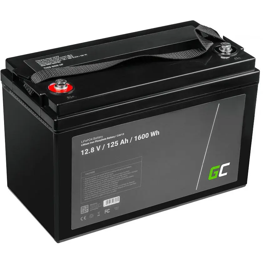Аккумуляторная батарея GreenCell LiFePO4 12.8V 125Ah 100А+BMS - фото 2