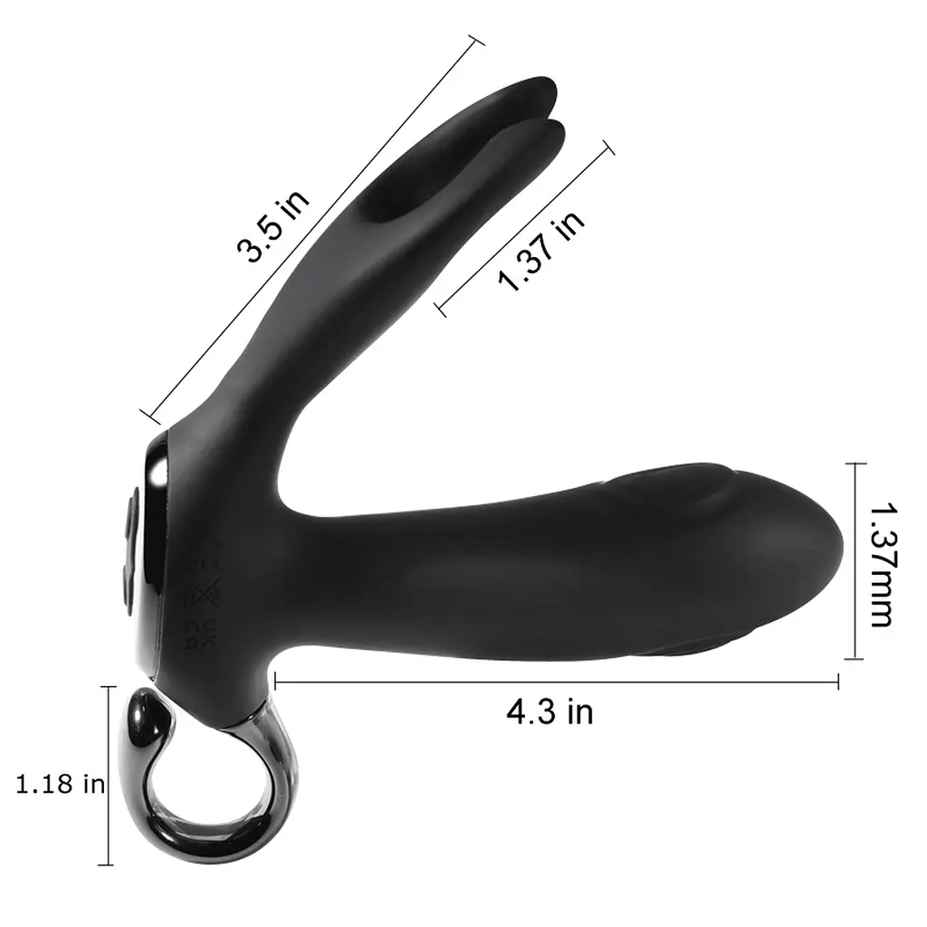 Масажер простати Dual tapping anal vibrator Boss Series 56-2036 100276 - фото 2