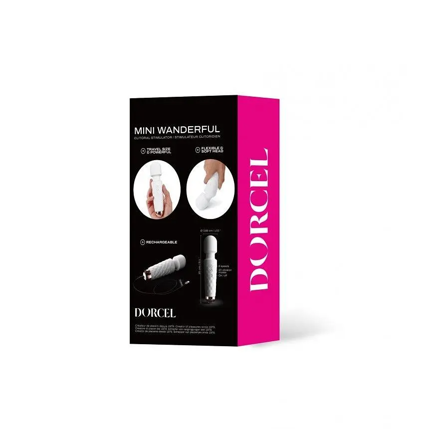 Вибратор Dorcel Wanderful Mini Wand -микрофон - фото 8
