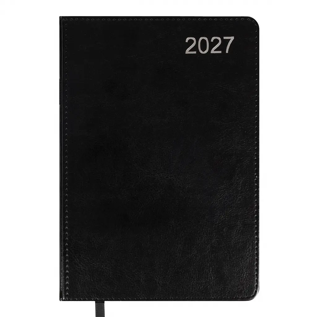 Щоденник діловий Leo Planner 2027 City А5 твердий 368 сторінок чорний (252754)