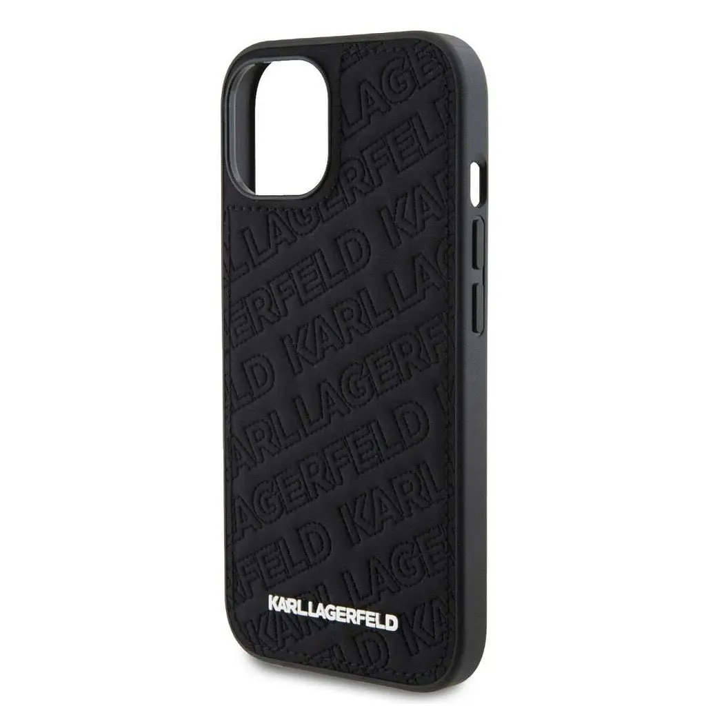 Чехол Karl Lagerfeld PU Quilted Pattern для iPhOne 15 Black (57983116799) - фото 6