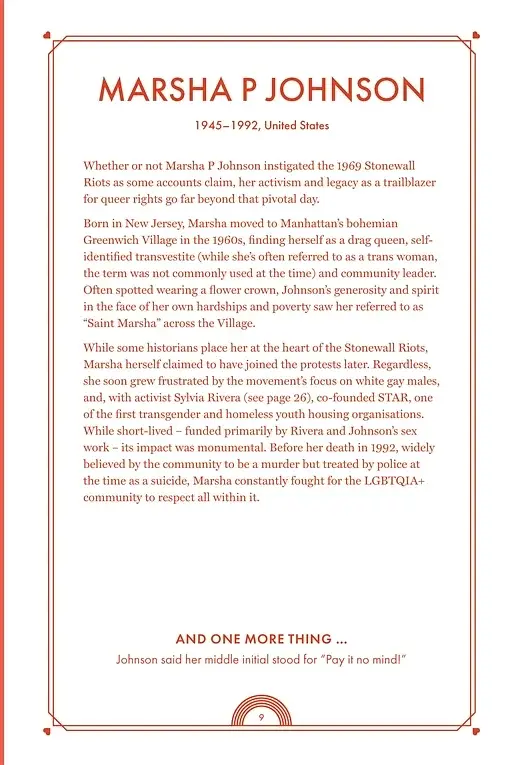 The Little Book of Pride Heroes. Icons of the LGBTQIA+ community - фото 4