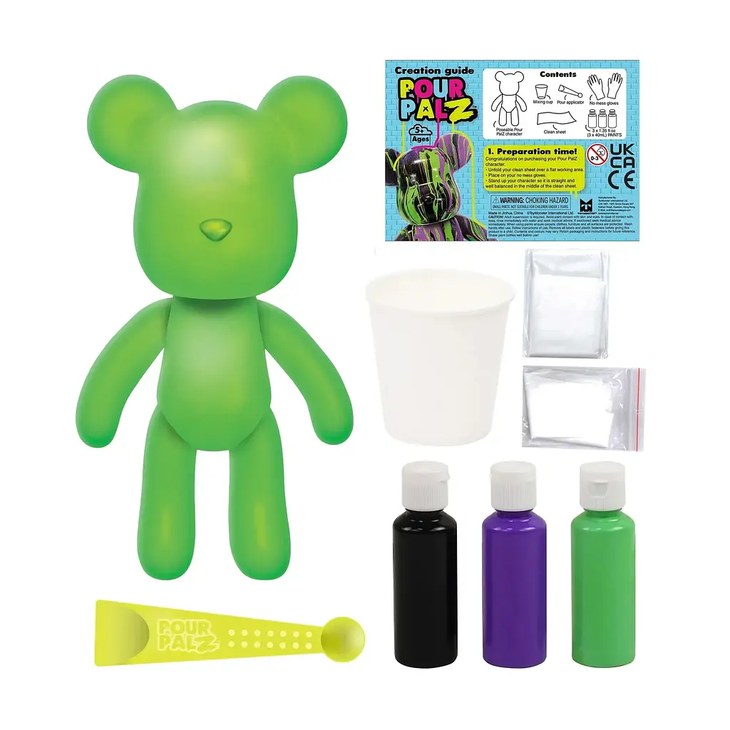 Набор для творчества ToyMonster Pour Palz Black Edition Мишка Ночь ужасов (GS-G87784/2) - фото 2