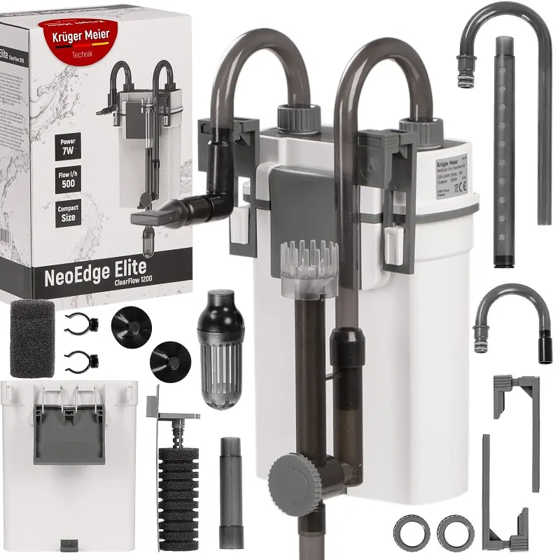 Зовнішній фільтр Kruger Meier NeoEdge Elite 1200 зі скіммером для акваріумів 60–120 л - фото 15