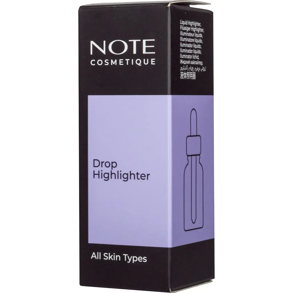 Хайлайтер Note Cosmetique Drop Highlighter №01 Pearl Rose жидкий 14 мл - фото 5