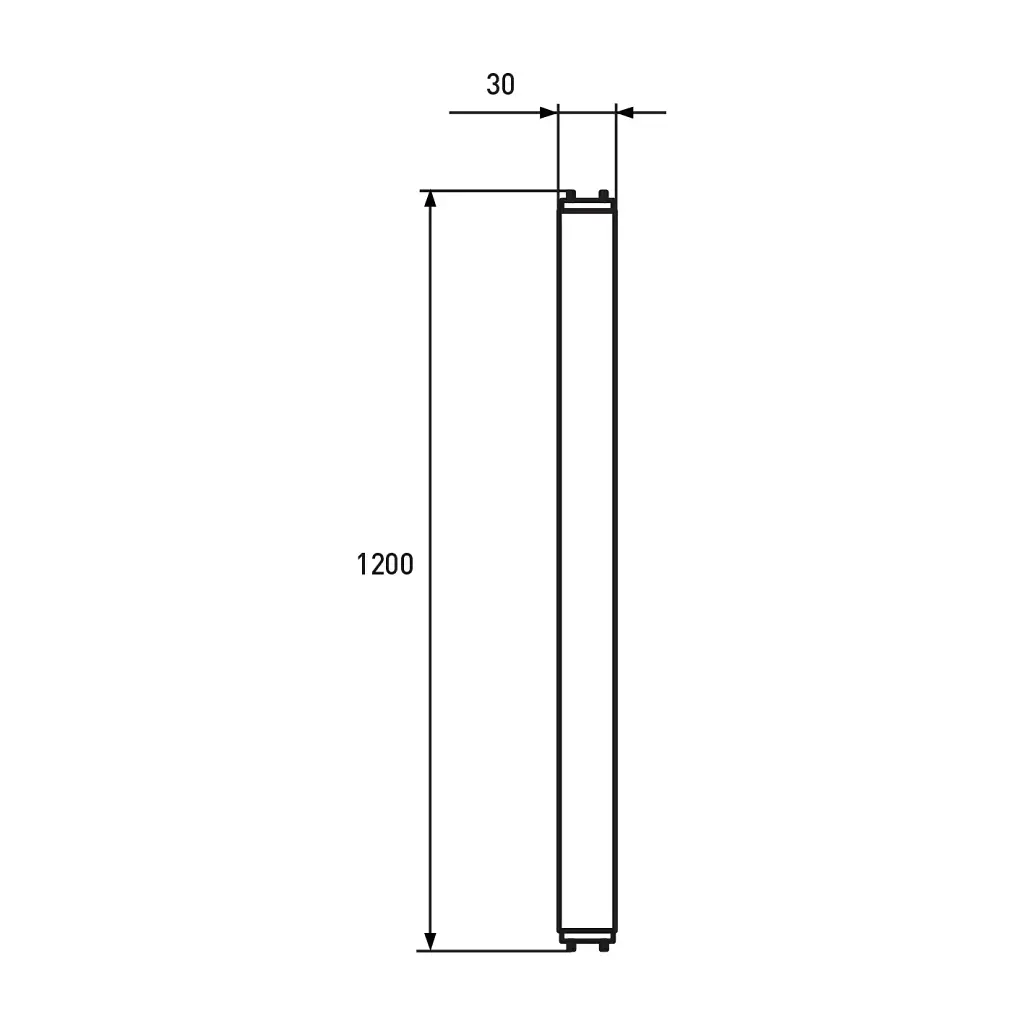 Лампочка Eurolamp Линейная светодиодная лампа EUROLAMP стекло 18W G13 (T8) 4000K 220V (LED-T8-18W/4000(скло)) - фото 3