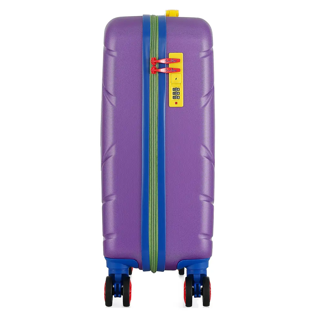 Валіза Semi Line 20 дюймів (S) дюймів (S) 40 л фіолетовий T5930-1 54.5x38x21 см ручна поклажа телескопічна ручка - фото 3