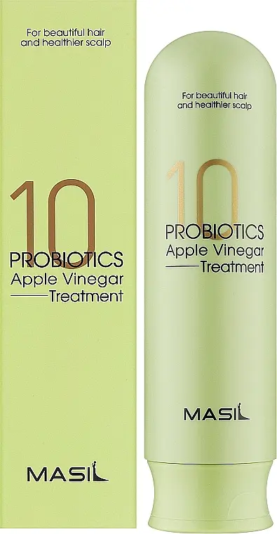 Бальзам для волос против перхоти с яблочным уксусом Masil 10 Probiotics Apple Treatment 300 мл - фото 2