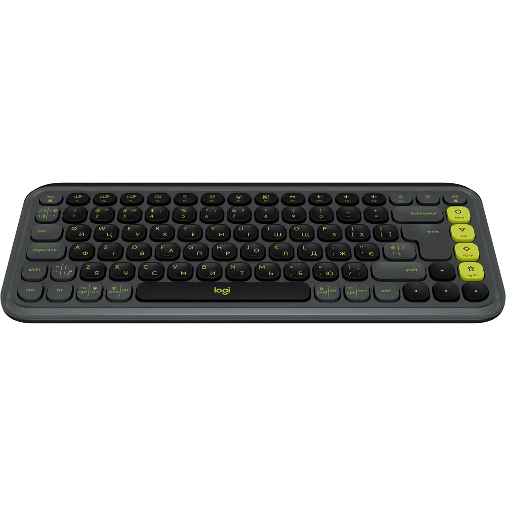 Клавиатура Logitech POP Icon Keys Bluetooth UA Graphite (920-013157) [118957] - фото 2