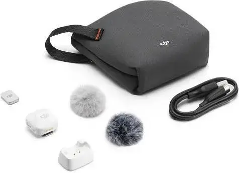 Передавач радіосистеми DJI Mic Mini Arctic White (CP.RN.00000430.01) - фото 4