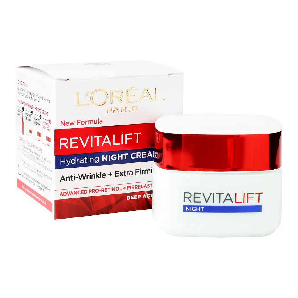 Ночной крем-уход для лица L'Oreal Paris Revitalift Восстанавливающий кожу лица, 50 мл - фото 2