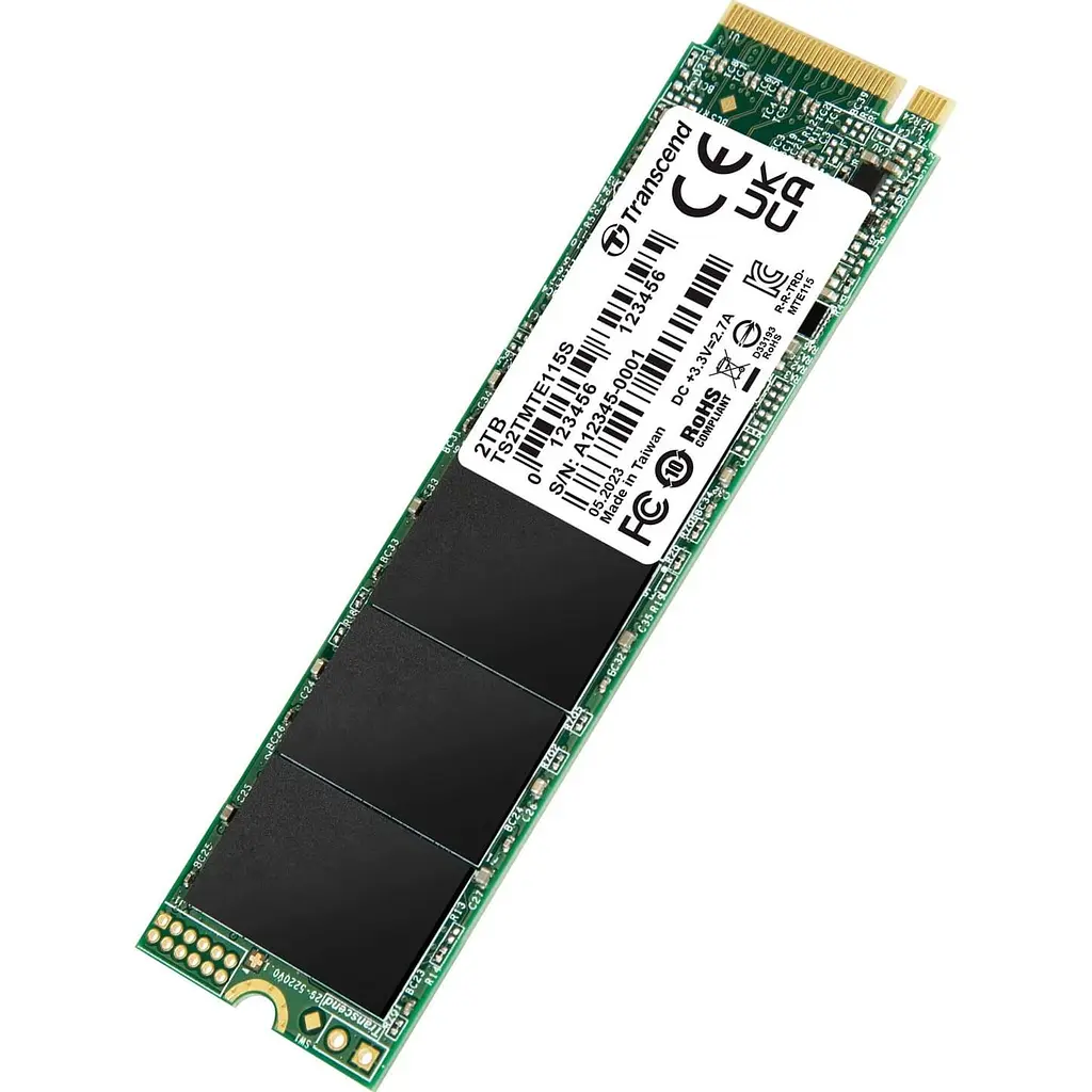Накопичувач SSD Transcend m.2 NVMe 2TB (TS2TMTE115S) - фото 2