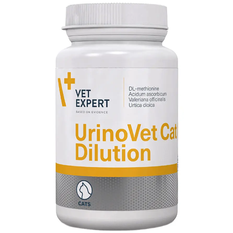 Нутрицевтична добавка Vet Expert UrinoVet Cat Dilution при сечокам'яній хворобі струвітного типу у котів 45 капсул