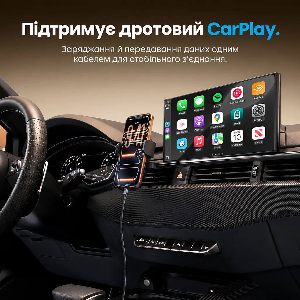 Кабель Vention TSGBH USB-C - USB-C PD 100 Вт 2 м чорний (TSGBH) - фото 4