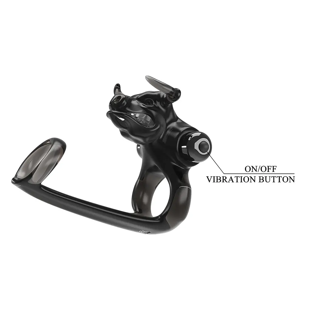 Ерекційне кільце - Pretty Love Bull Warrior, 10 vibration functions - фото 7