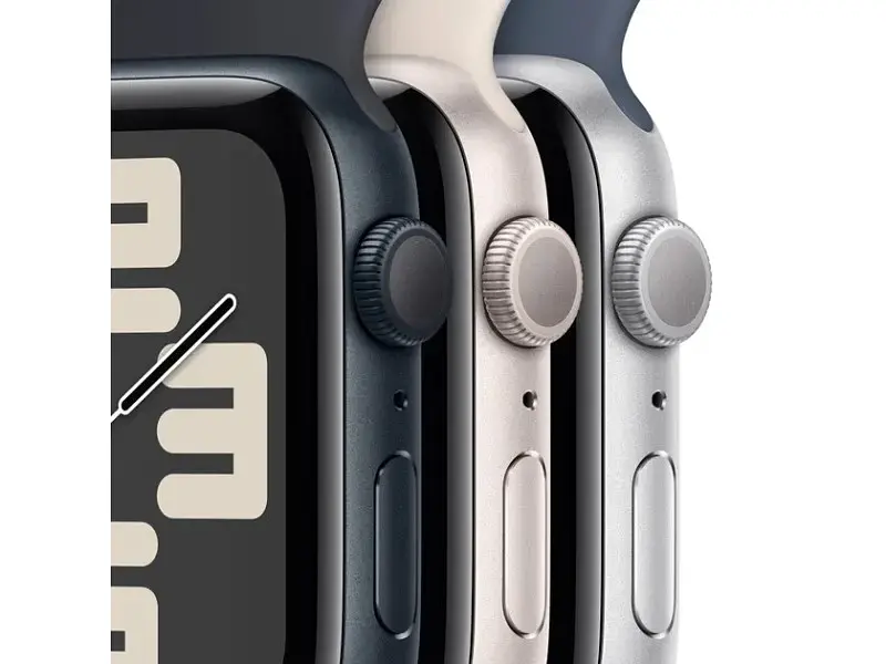 Смарт-годинник Apple Watch SE 2 GPS + Cellular 44mm Silver Aluminum Case w. Storm Blue Sport Band - M/L (MRHH3) - фото 6