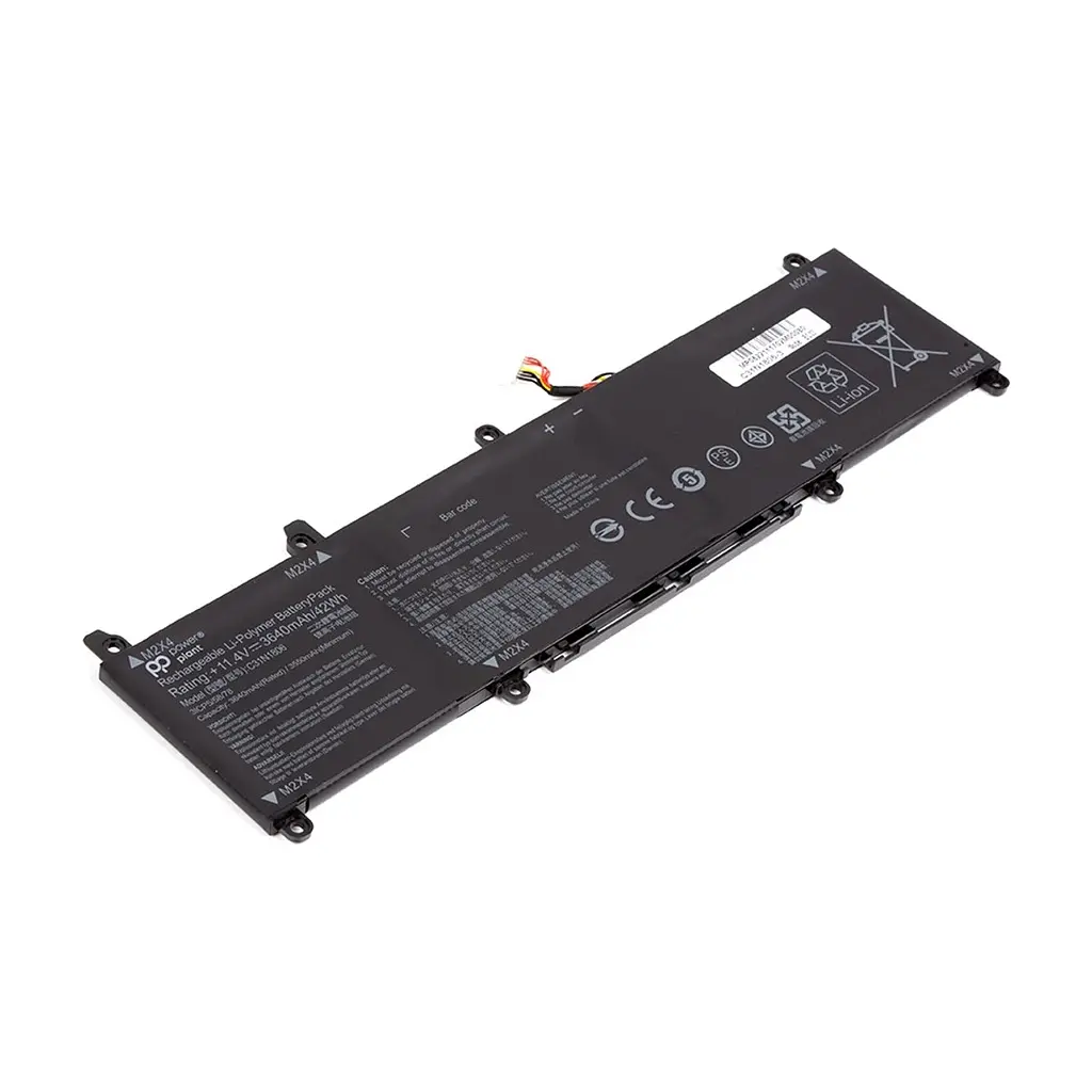 Акумулятор до ноутбука PowerPlant ASUS VivoBook S13 (C31N1806) 11.4V 3640mAh (NB431458) - фото 2
