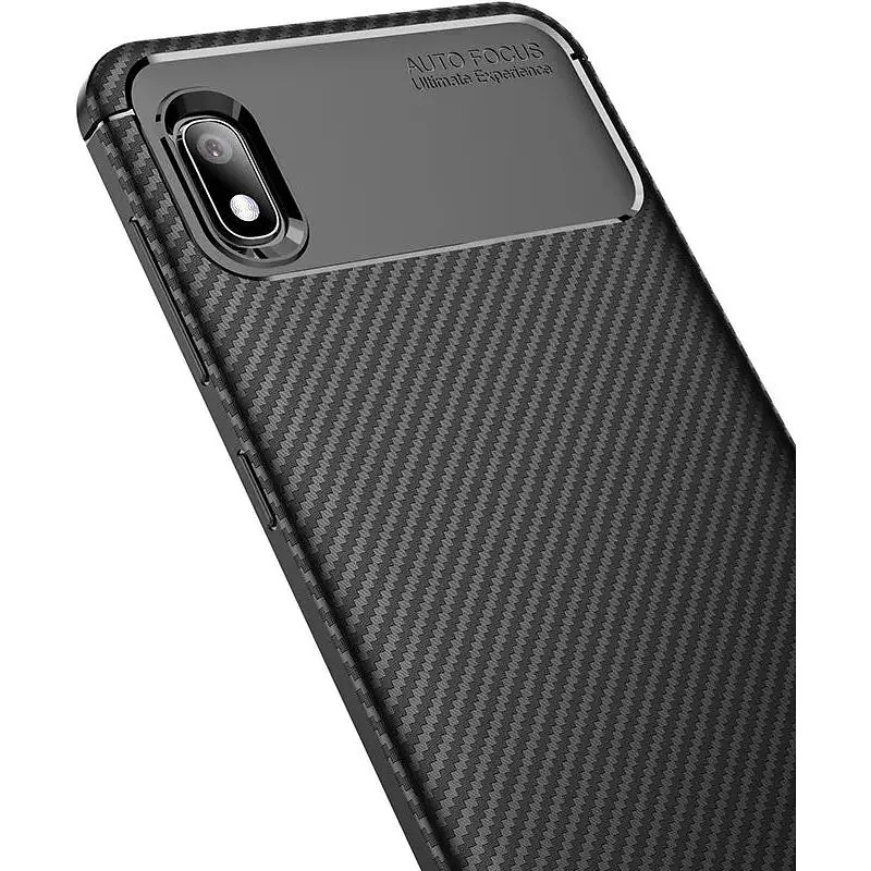 Чохол-накладка Toto TPU Carbon Fiber 1.5 mm Case Samsung Galaxy A10 Black - фото 4