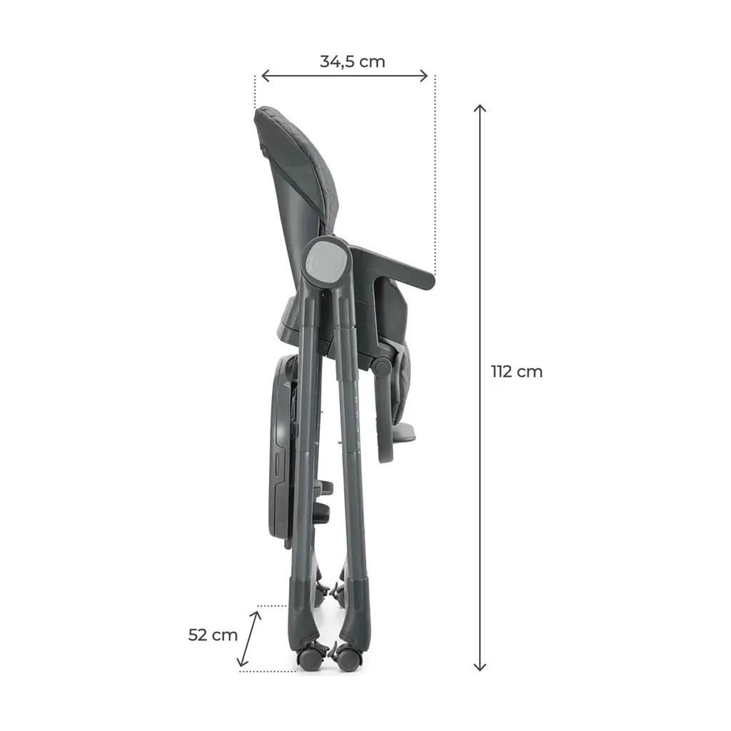 Стілець для годування Kinderkraft Tulo Grey (5902533928798) - фото 6