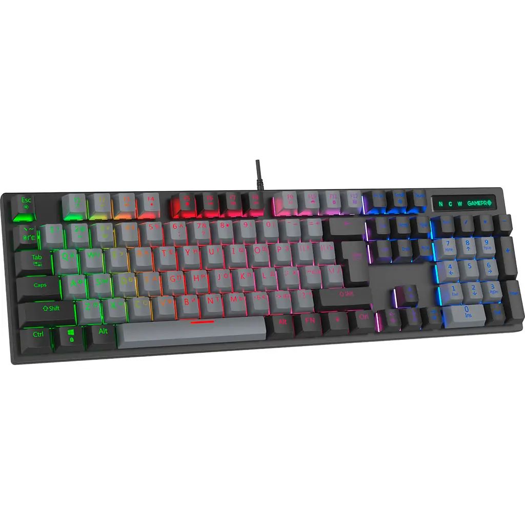 Клавиатура GamePro MK105B LED Blue Switch Black [111037] - фото 3