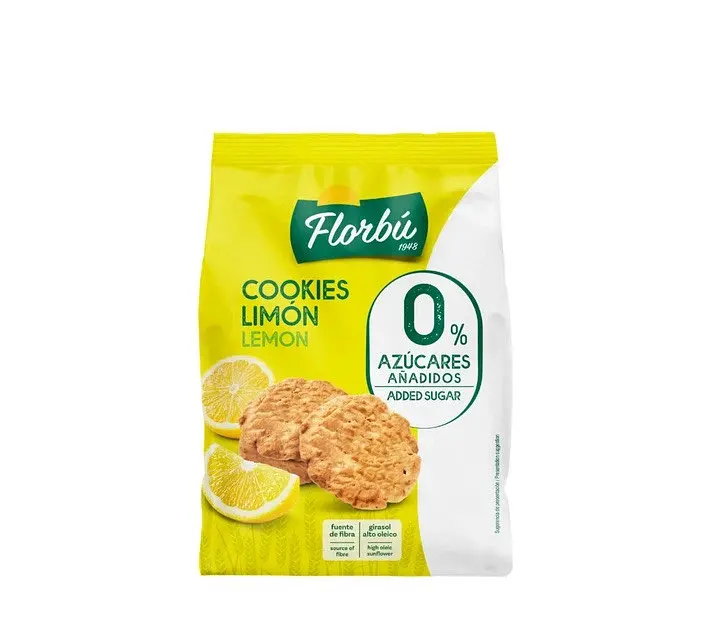 Печиво Florbu Cookies Limon 0% azúcares без цукру 130 г
