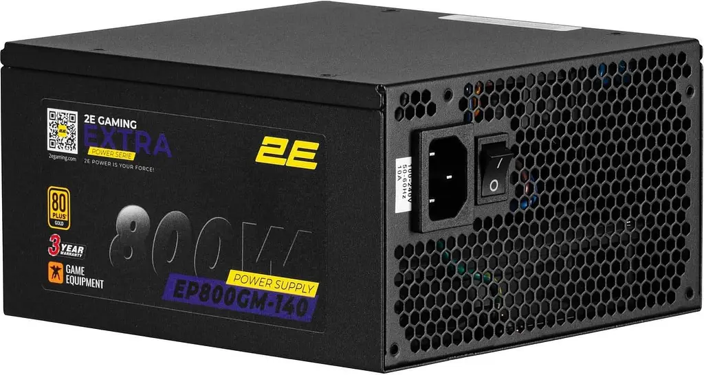 Блок живлення 2E GAMING Extra Power 800W 80+ Gold (2E-EP800GM-140) - фото 5