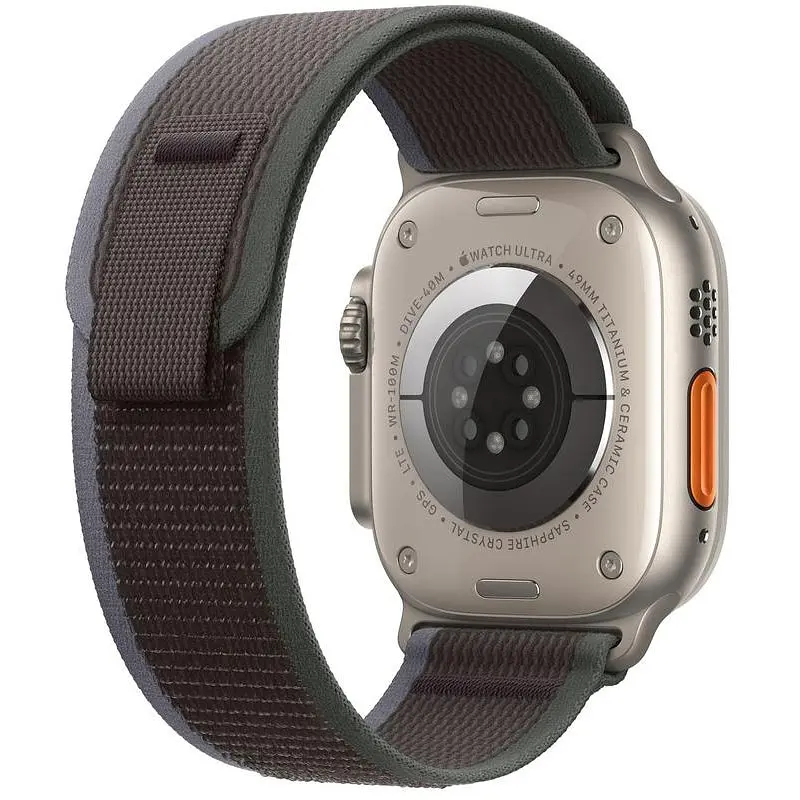Смарт-годинник Apple Watch Ultra 2 GPS + Cellular 49mm Titanium Case with Blue/Black Trail Loop-S/M (MRF53) - фото 3