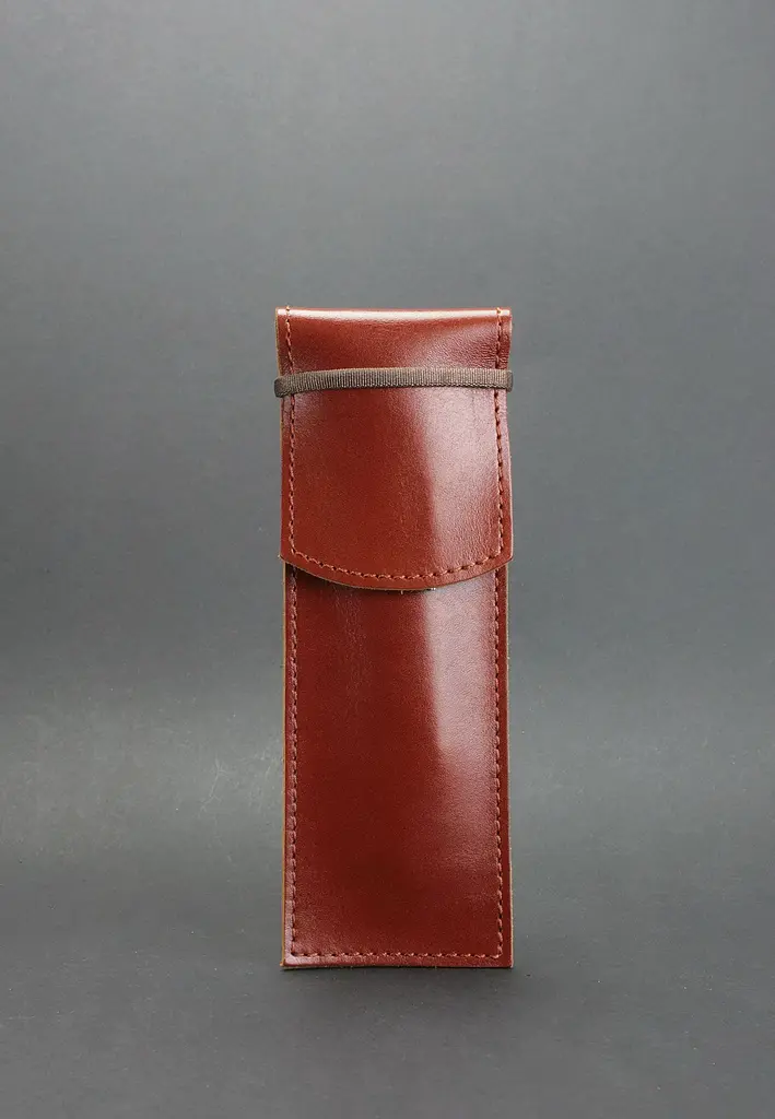 Шкіряний чохол для ручок 1.0 світло-коричневий - фото 2