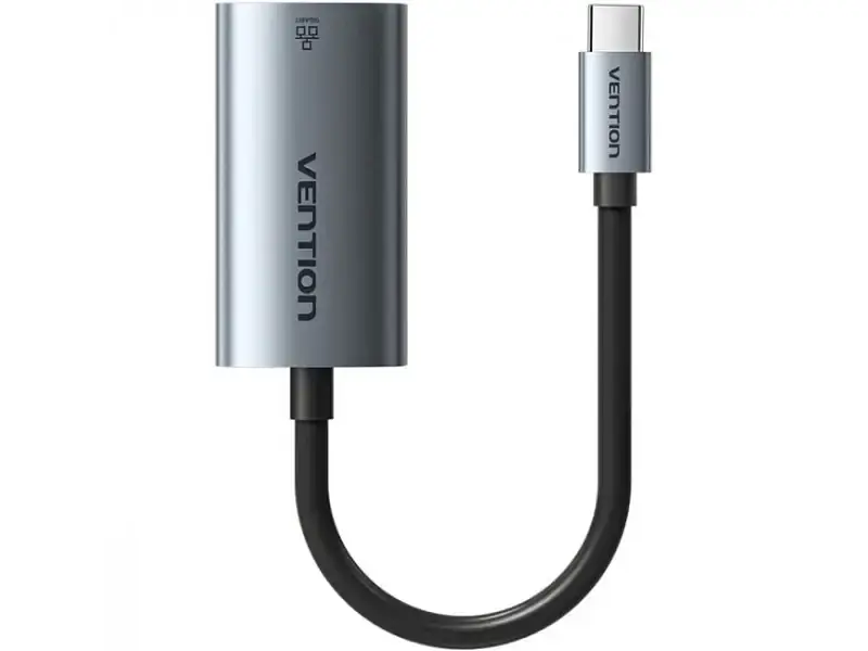 Мережева карта Vention USB Type-C to RJ-45 Gray (CFPHB) - фото 3