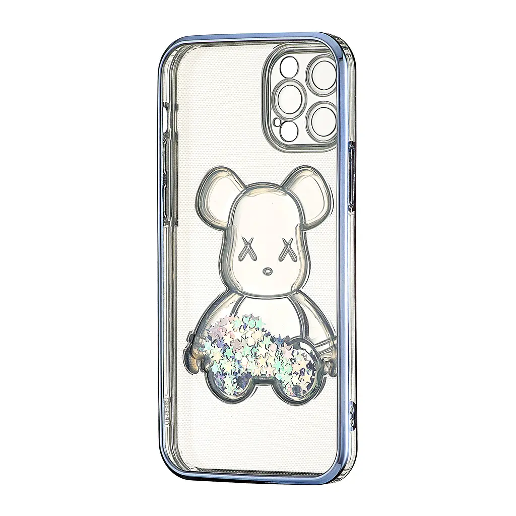 Чохол Shining Bear Case Protected Camera iPhone 12 Pro Blue - фото 3