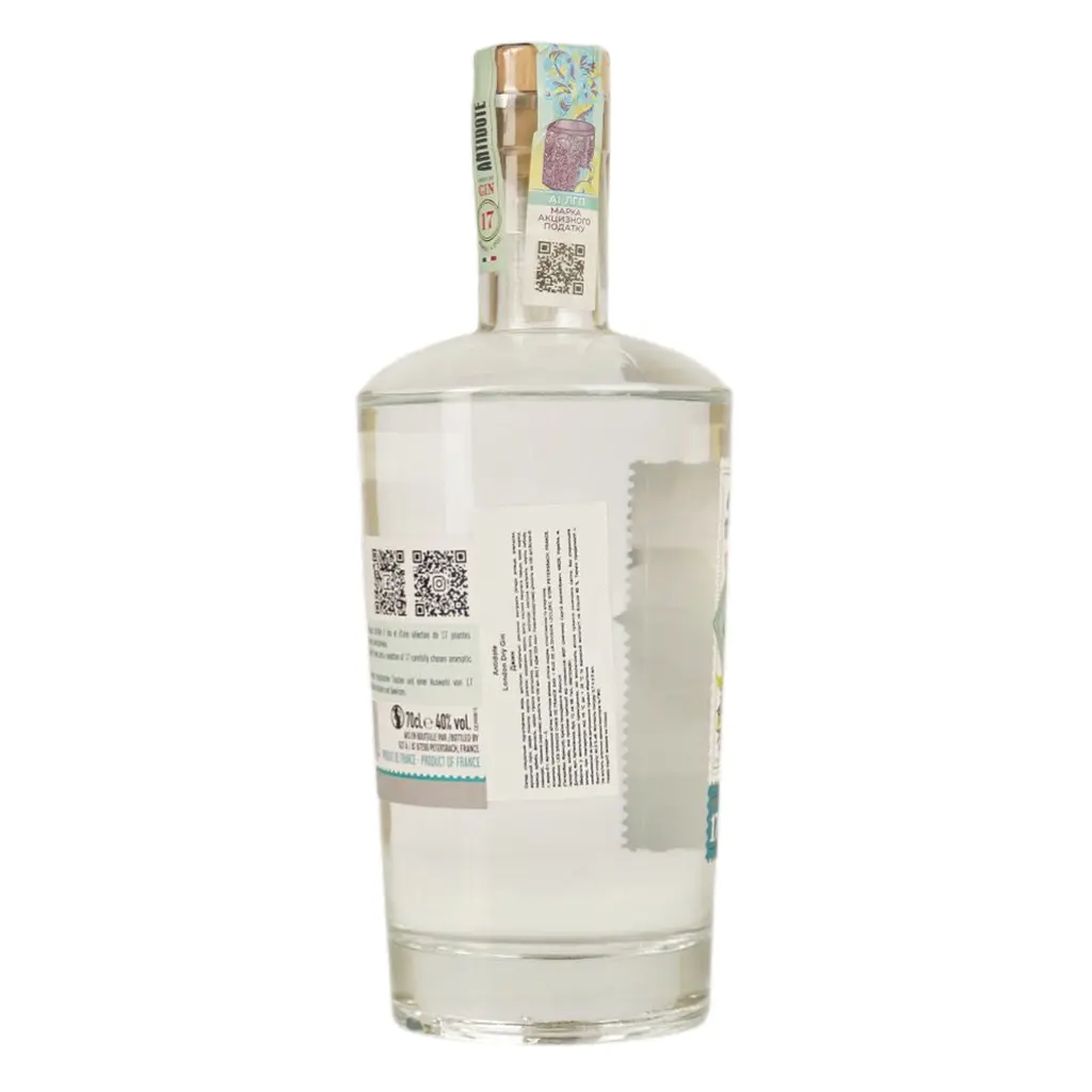 Джин Antidote London Dry, 40%, 0.7 л - фото 2