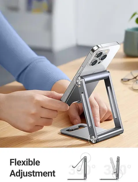 Тримач для телефона Ugreen LP263 Phone Holder with Roller Silver (80708) - фото 3