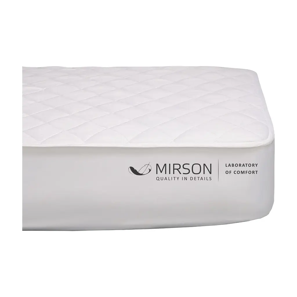 Наматрацник MirSon №5002 Exclusive Line Classic звичайний з резинкою по периметру 90x190 см (2200005333297)