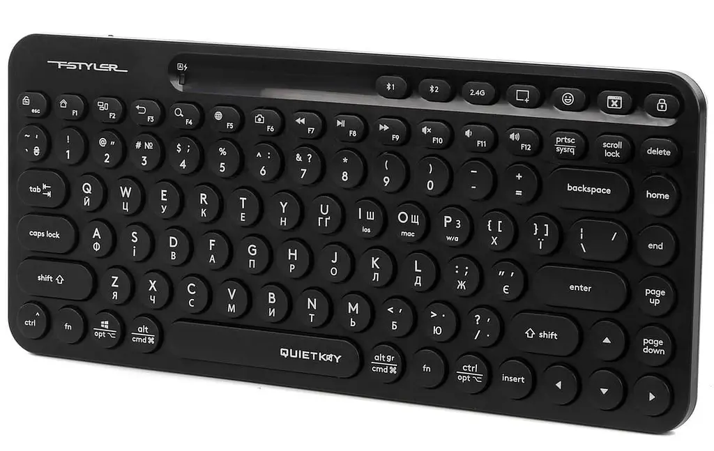 Клавіатура A4Tech Fstyler FBK36С AS Black (FBK36C AS (Black)) - фото 2