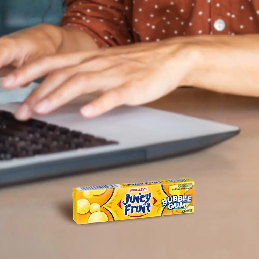 Жувальна гумка Wrigley's Juicy Fruit Bubble Gum - фото 5