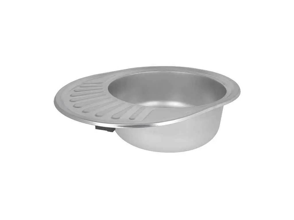 Мийка врізна Brinex 570х450х180мм 1 5745, Satin 0,8мм BRIN5745SAT08 - фото 4