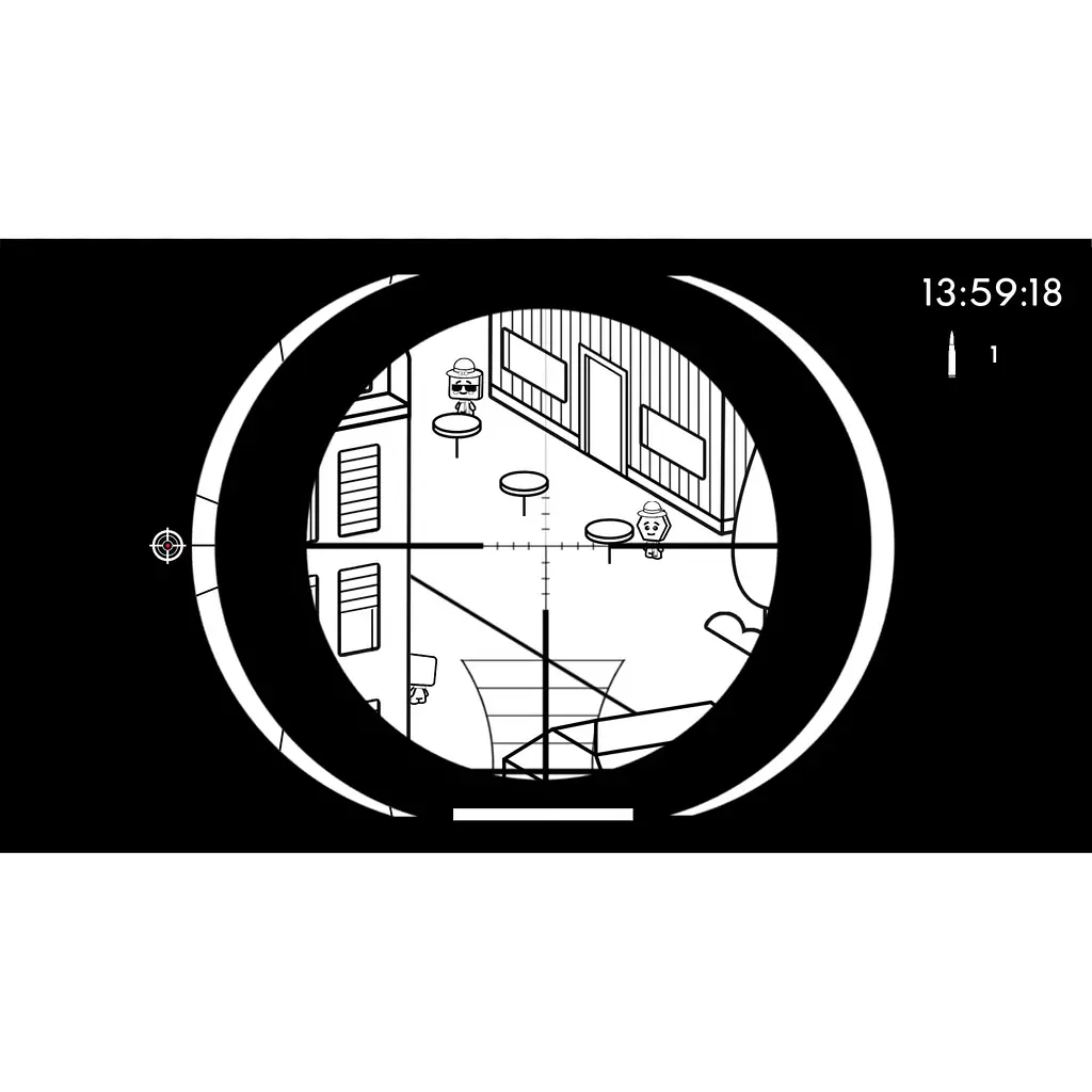 Ключ активации Microsoft Geometric Sniper - Blood in Paris для Xbox One/Series S/X - фото 9