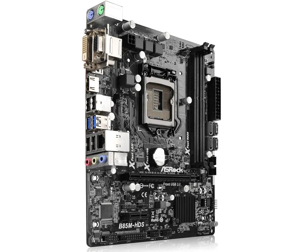 Материнская плата ASRock B85M-HDS (B85M-HDS) Б/у - фото 3