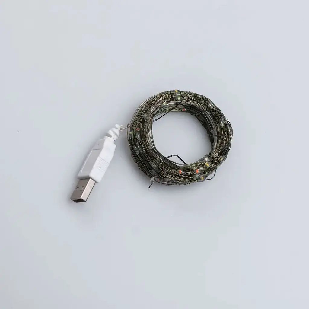 Гирлянда Роса GarlandoPro нить GarlandoPro 200 LED длина 20 м от USB зеленая, мультиколор (USB200L20MGML) - фото 8