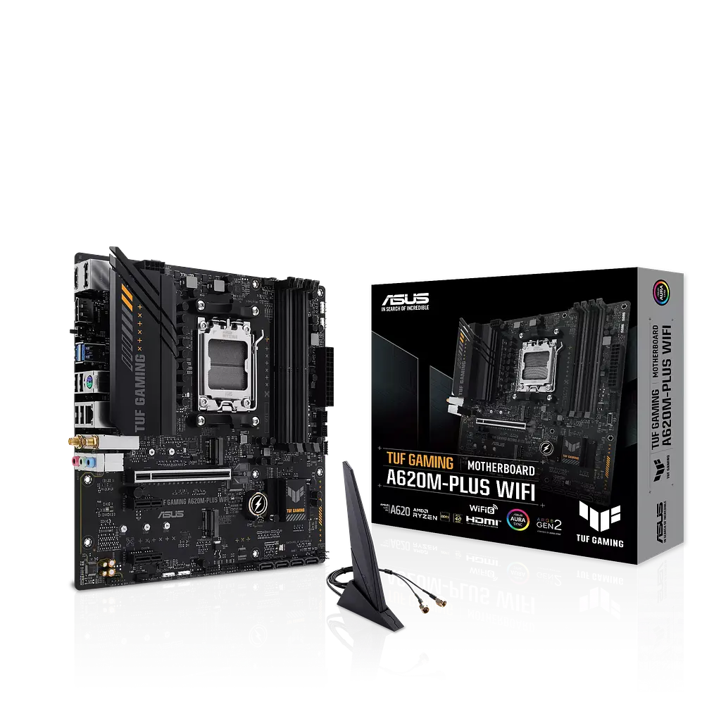 Материнська плата Asus A620M-Plus TUF Gaming WiFi Socket AM5 (TUF GAMING A620M-PLUS WIFI) - фото 5