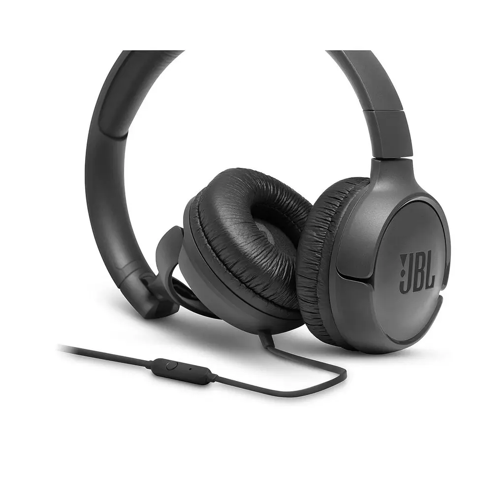Навушники з мікрофоном JBL Tune 500 JBLT500BLK Black - фото 4