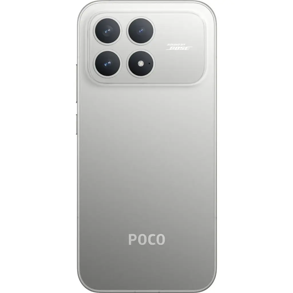 Смартфон Xiaomi POCO F8 Pro 12/256Gb Titanium Silver Global version - фото 2