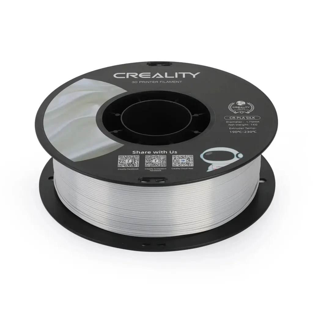 Пластик для 3D-принтера Creality PLA silky shine 1 кг, 1.75 мм, сріблястий (3301120007) - фото 4