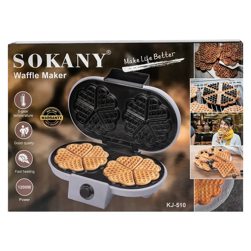 Вафельница Sokany KJ-510 - фото 10