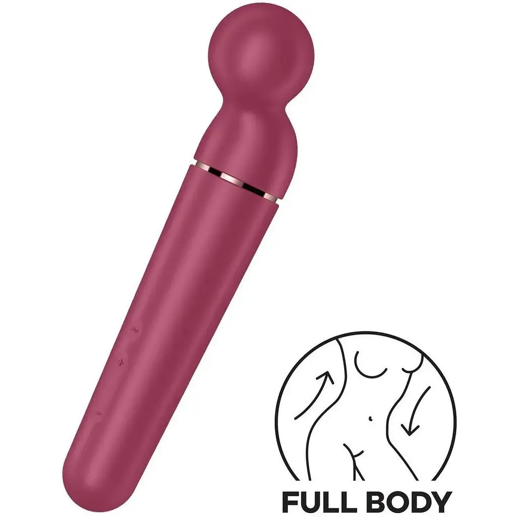 Вібромасажер Satisfyer Planet Wand-er Berry/RoseGold - фото 2