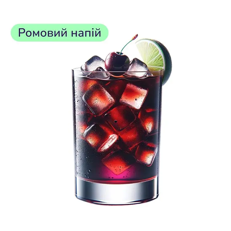 Коктейль Black Spiced & Cherry Cola (набір інгредієнтів) х13 на основі Captain Morgan Black Spiced - фото 3