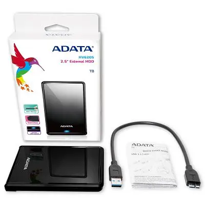Зовнішній жорсткий диск 2.5 4TB ADATA (AHV620S-4TU31-CBK) - фото 5