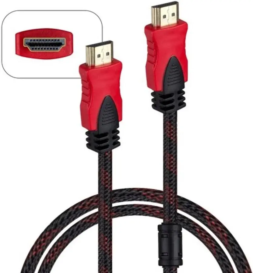Кабель шнур HDMI-HDMI високої чіткості V1.4 довжина 20м в нейлоновій оплетці
- фото 6