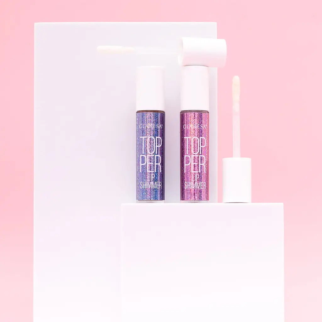 Блеск для губ Claresa Topper Lip Shimmer тон 01 (Blink pink) 4.4 г - фото 2
